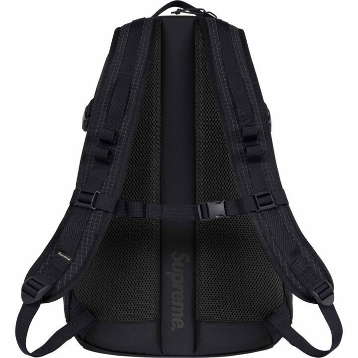 Supreme 24SS Backpack 3M反光格紋後背包23L 黑