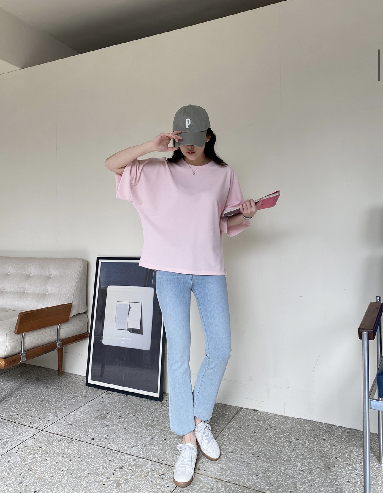 小蝙蝠袖上衣(13734)