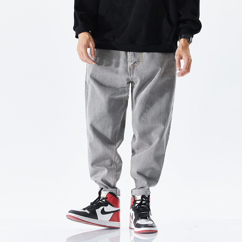 3M23 日系水洗感做舊牛仔褲 一色