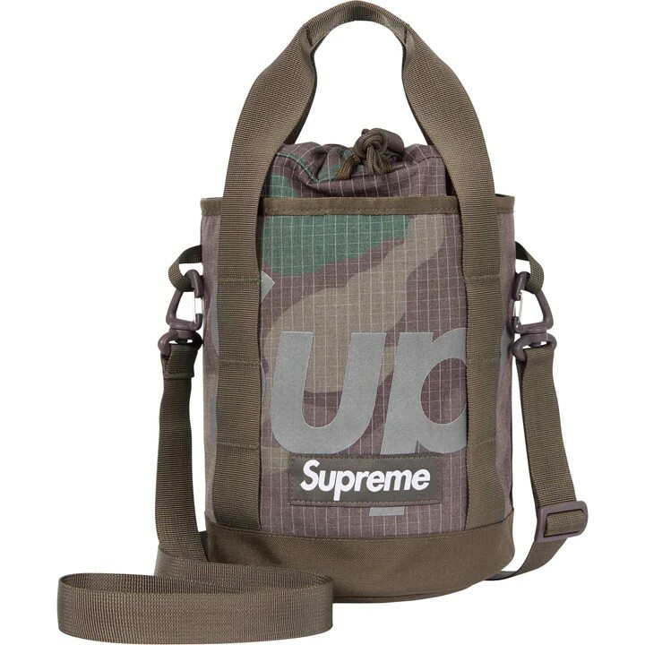 Supreme 24SS Cinch Bag 3M反光水桶包5L 迷彩綠