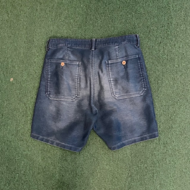 VISVIM PASTORAL SHORTS (DMGD MOLESKIN) - INDIGO SIZE 2 IN STOCK NOW (現貨發售中)