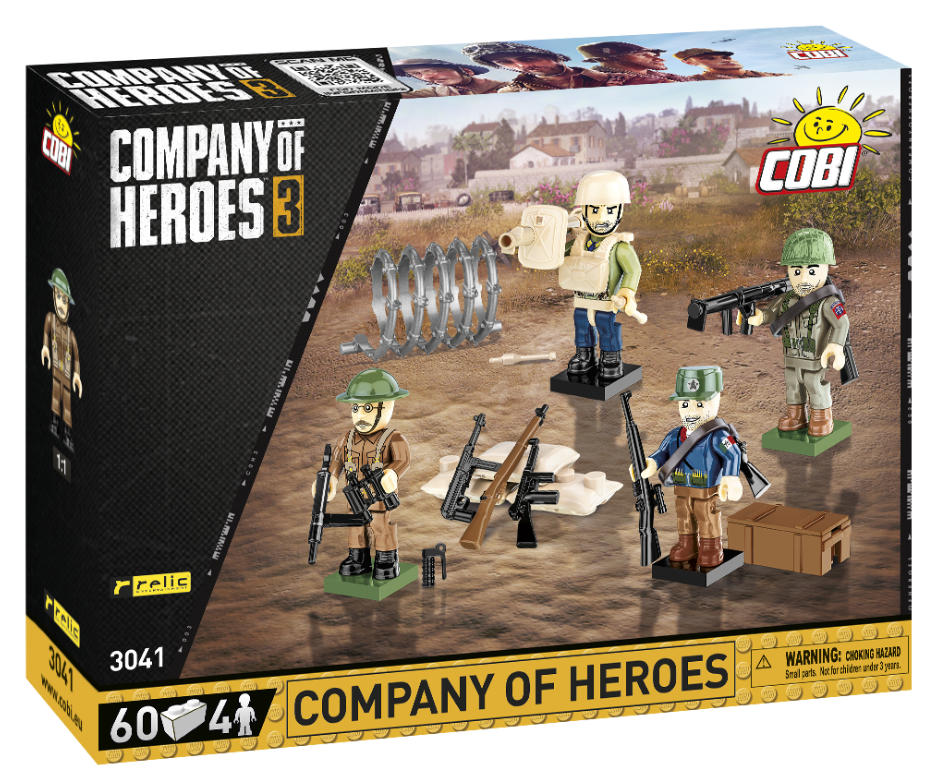 Cobi : Company of Heroes 3041 Figurines & Accesories (60pcs)