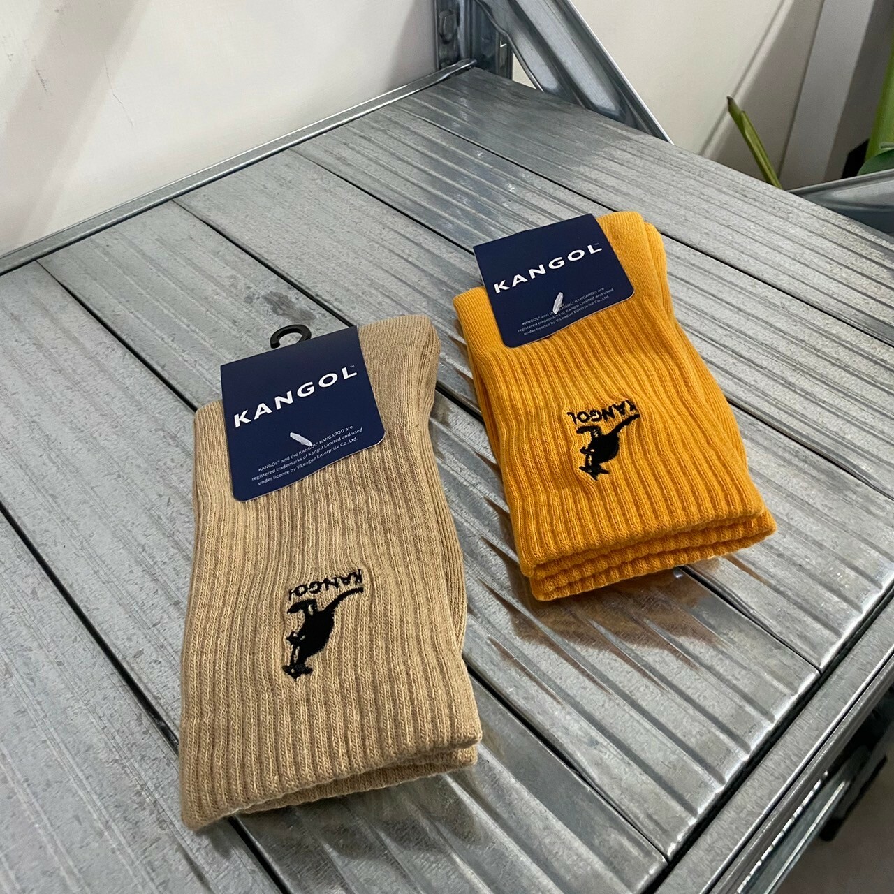 Kangol 刺繡Logo 高筒襪 61521840 / 61511840