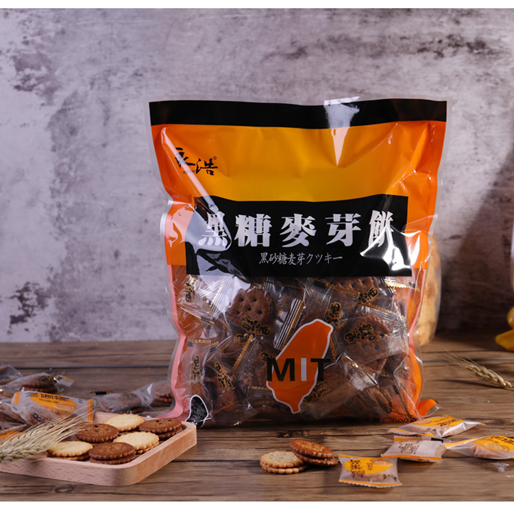 良浩黑糖麥芽糖夾心餅 (500克*3袋)