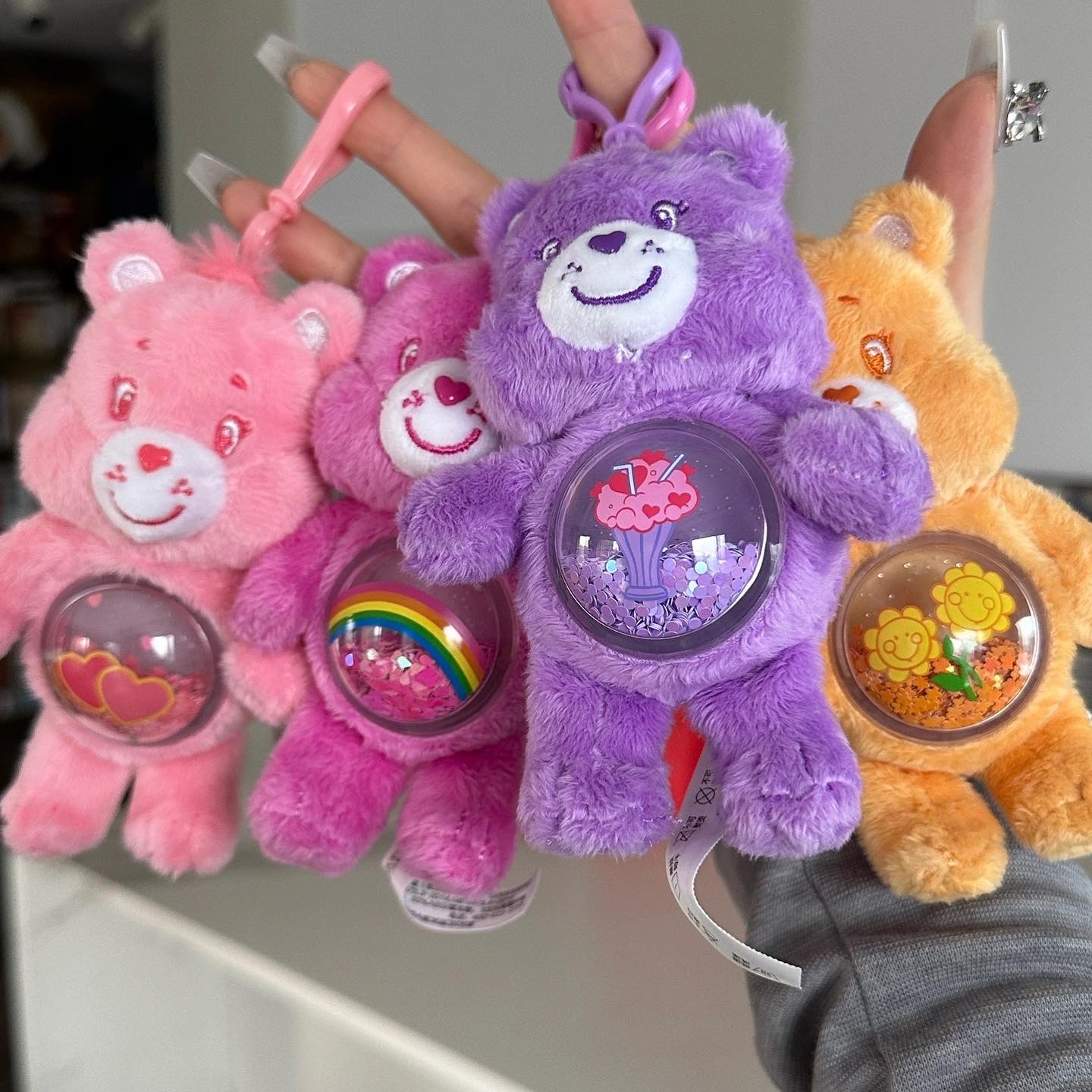 CARE BEARS 彩虹熊 愛心熊 流沙公仔 吊飾 盲盒 / 現貨+預購
