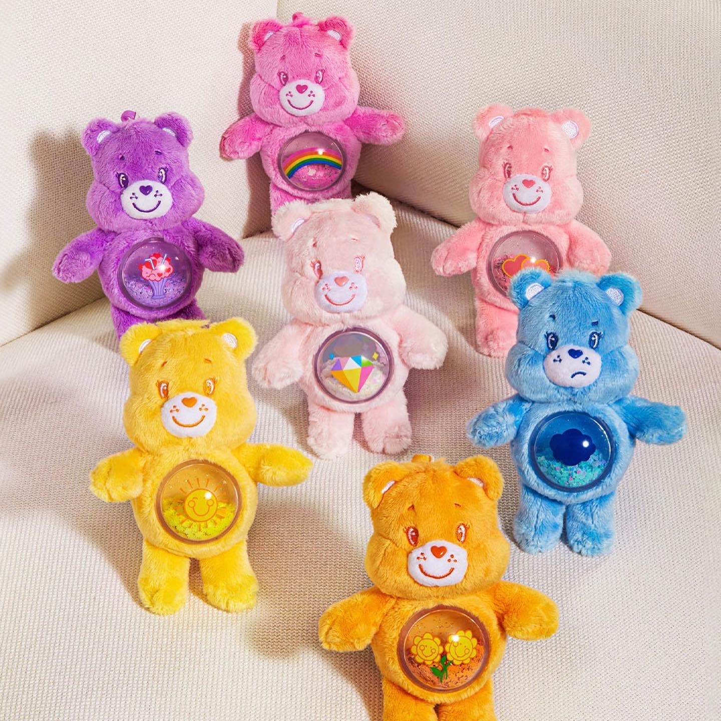 CARE BEARS 彩虹熊 愛心熊 流沙公仔 吊飾 盲盒 / 現貨+預購