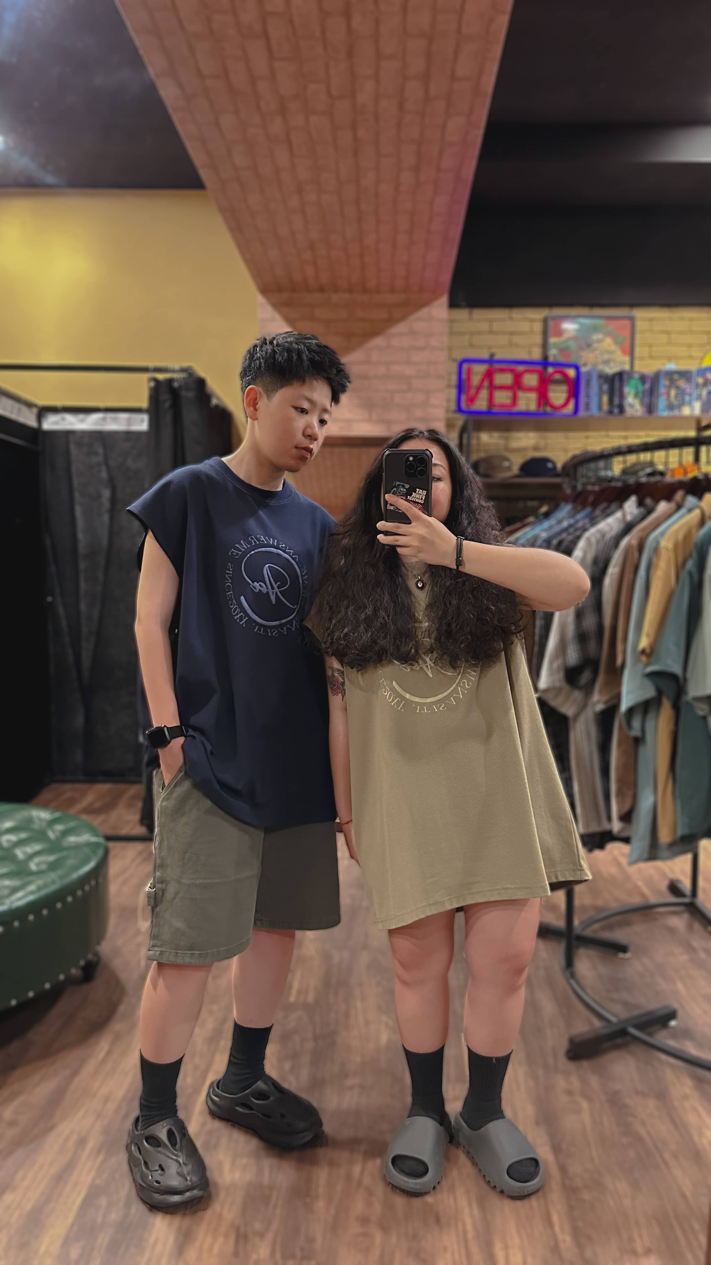 發泡字母華夫格背心