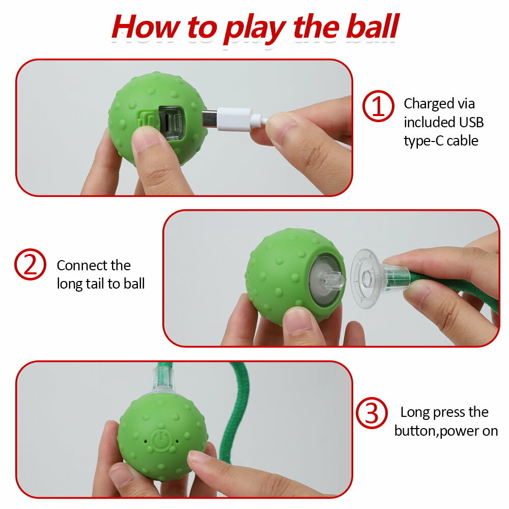 Bentopal 寵物智能發聲電動球