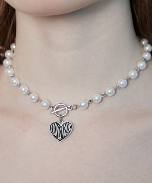 韓國品牌 LUV IS TRUE IN PEARLS CHOKER ( SILVER )