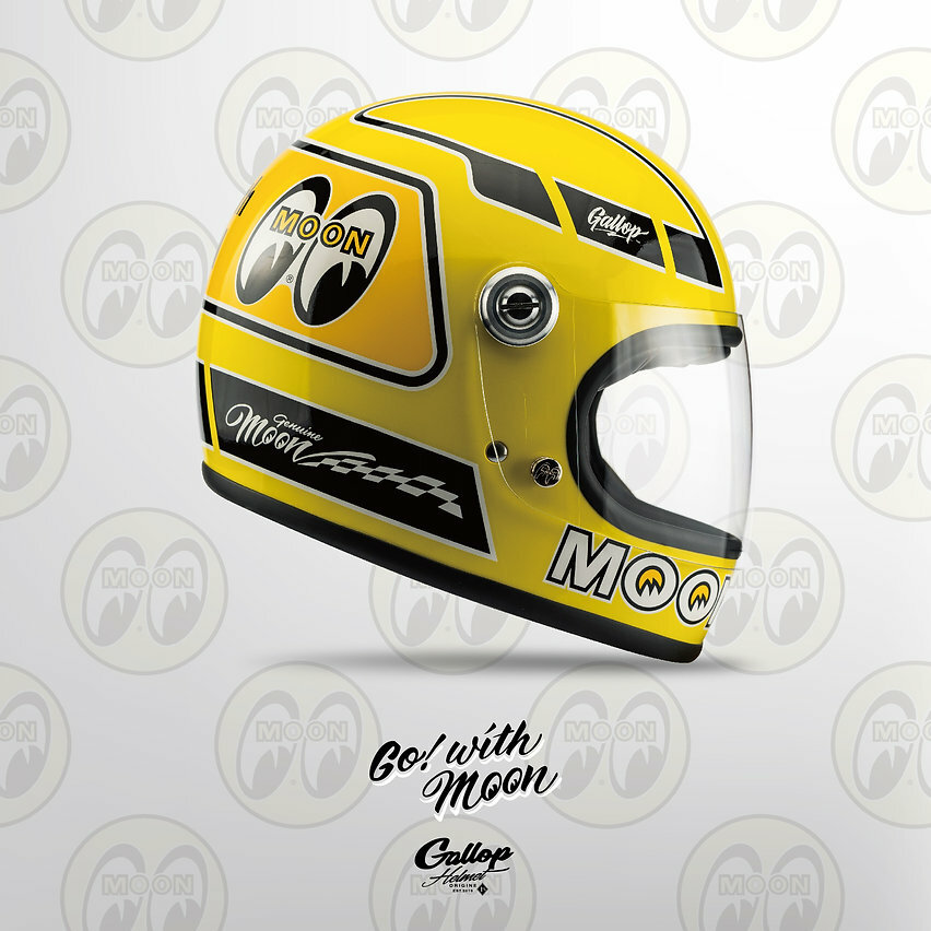 GALLOP x MOONEYES TRACK SAFETY HELMET 樂高帽