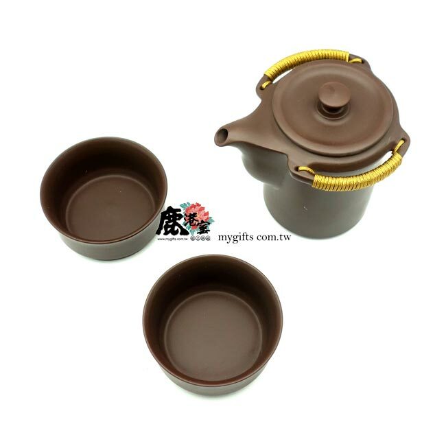 鹿港窯禮品館│茶道-紫砂陶-茶具組-人間茶系列【纏綿】禮盒