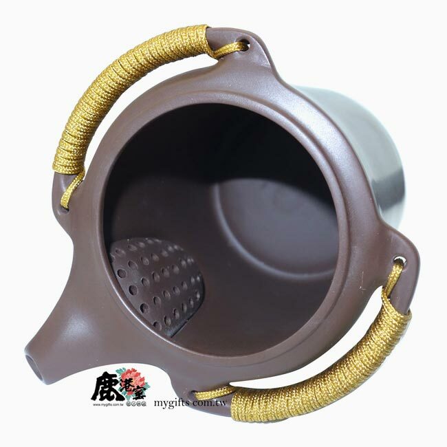 鹿港窯禮品館│茶道-紫砂陶-茶具組-人間茶系列【纏綿】禮盒