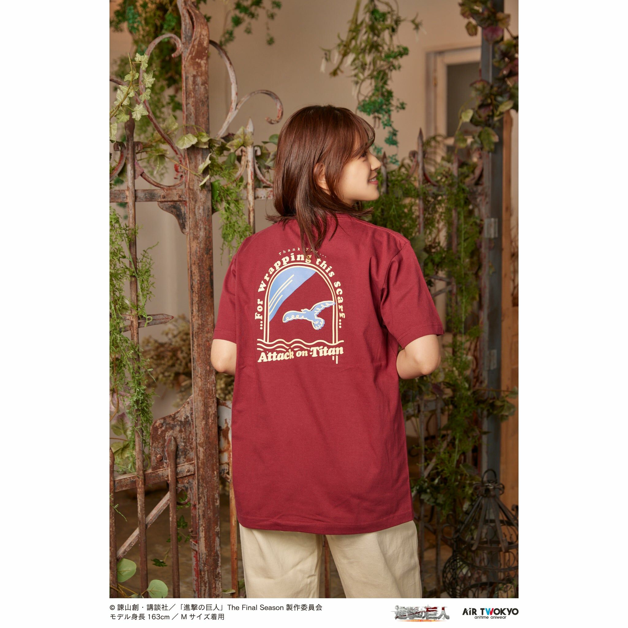 「ACG.GO」「預購」進擊的巨人 x AIR  TWOKYO T-shirt (Thank you... ...For wrapping this scarf... ...Around me,Eren...)