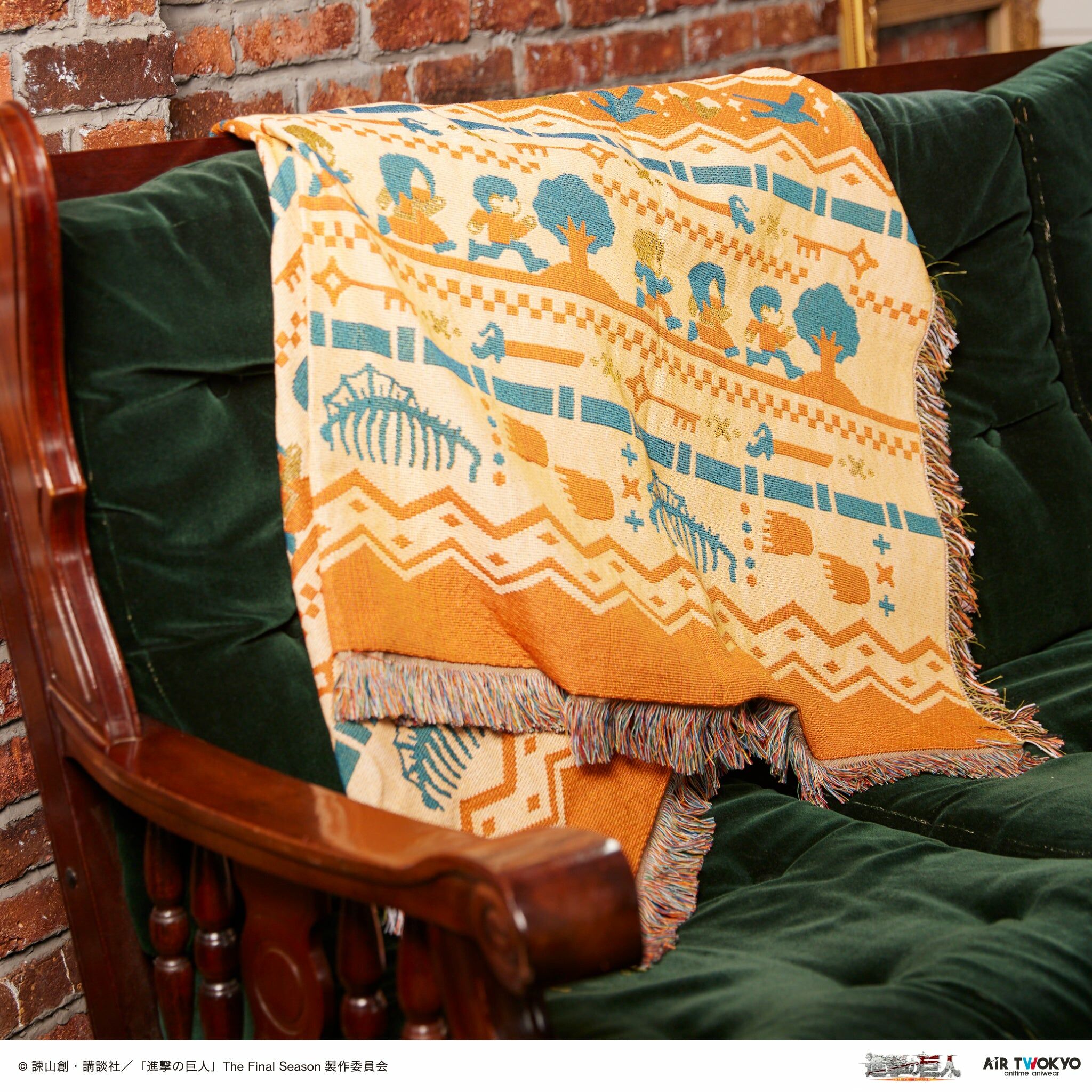 「ACG.GO」「預購」進擊的巨人 x AIR  TWOKYO 毯子