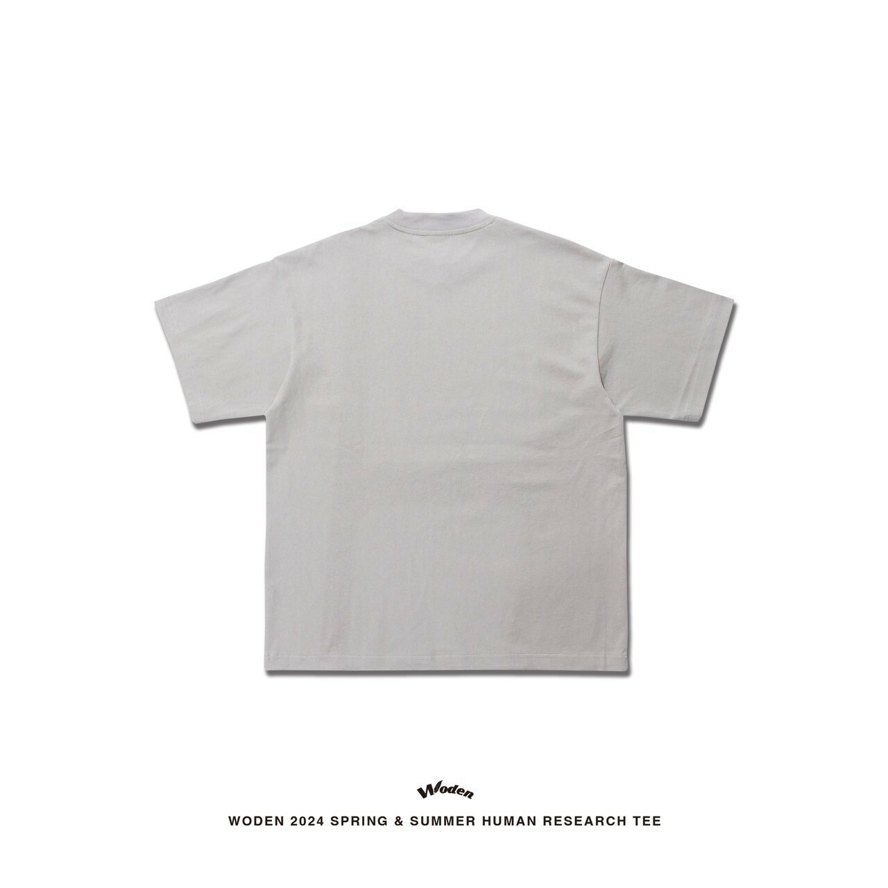 WODEN 2024 Spring & Summer 002 Human research tee 灰色款
