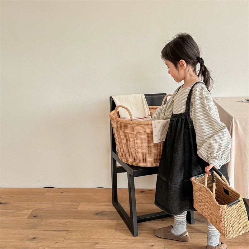 慵懶休閒牛仔吊帶裙🖤💙