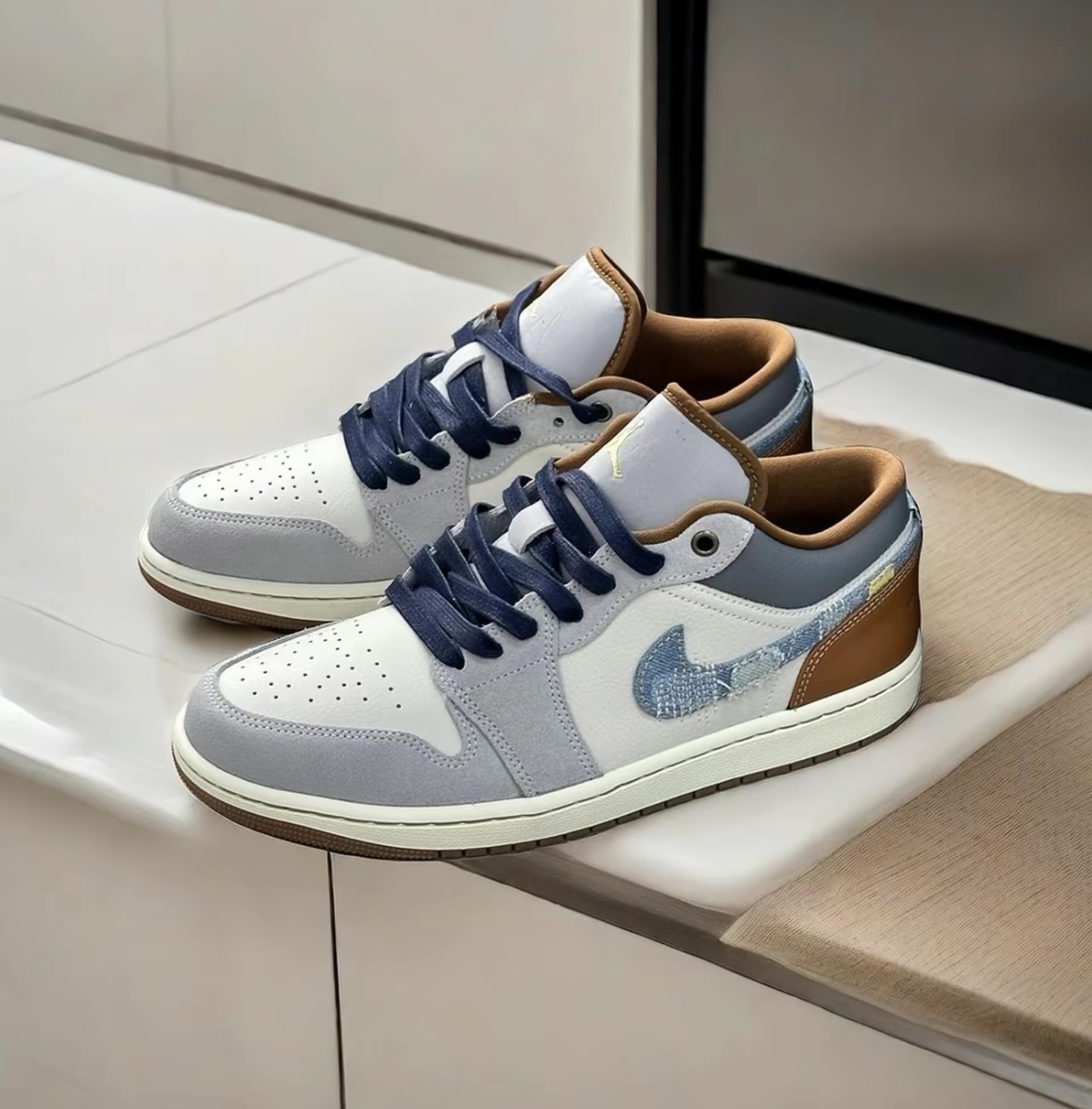 Nike Air Jordan 1 牛仔單寧拼接 單寧 帆布 男款 FZ5042-041/預購