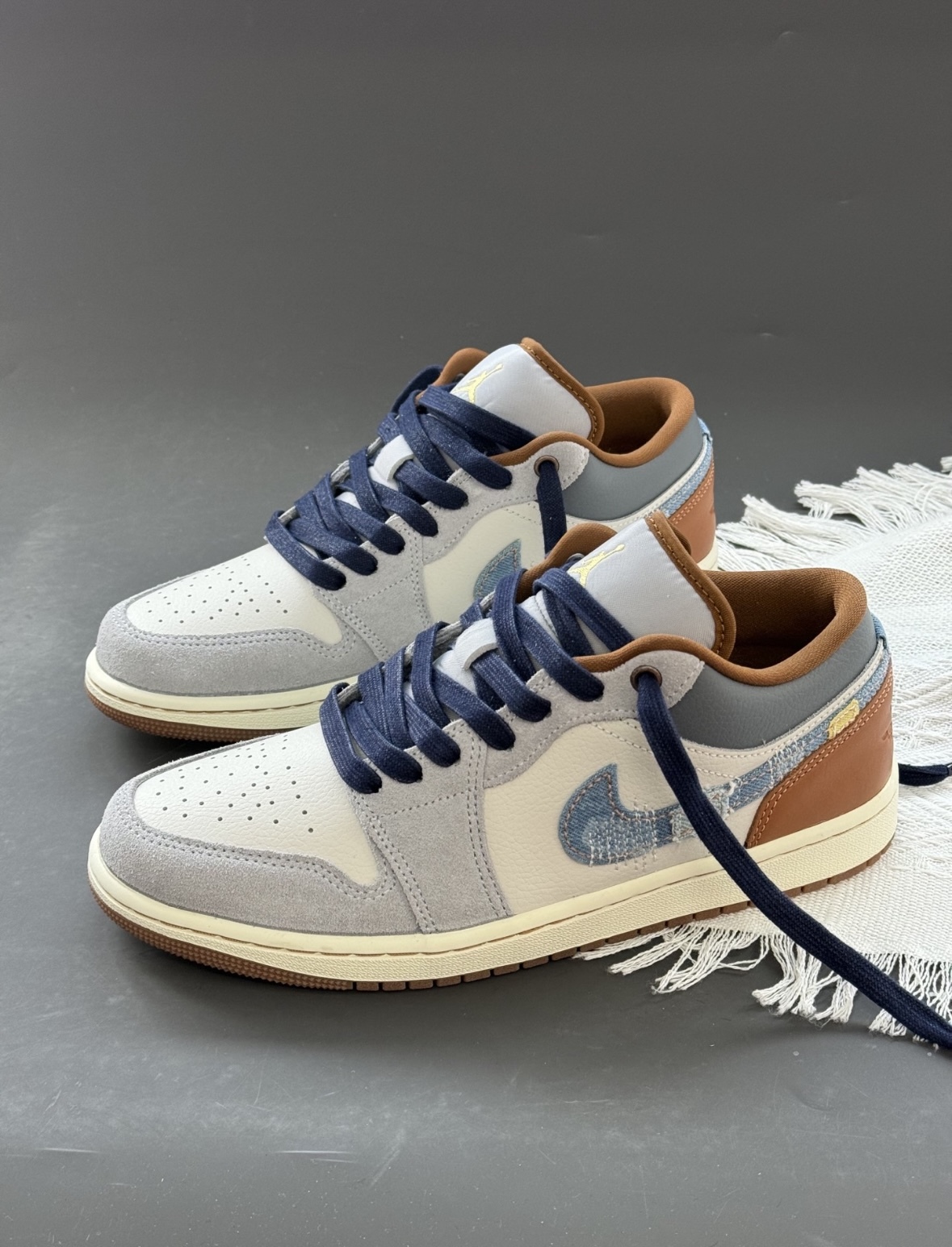 Nike Air Jordan 1 牛仔單寧拼接 單寧 帆布 男款 FZ5042-041/預購