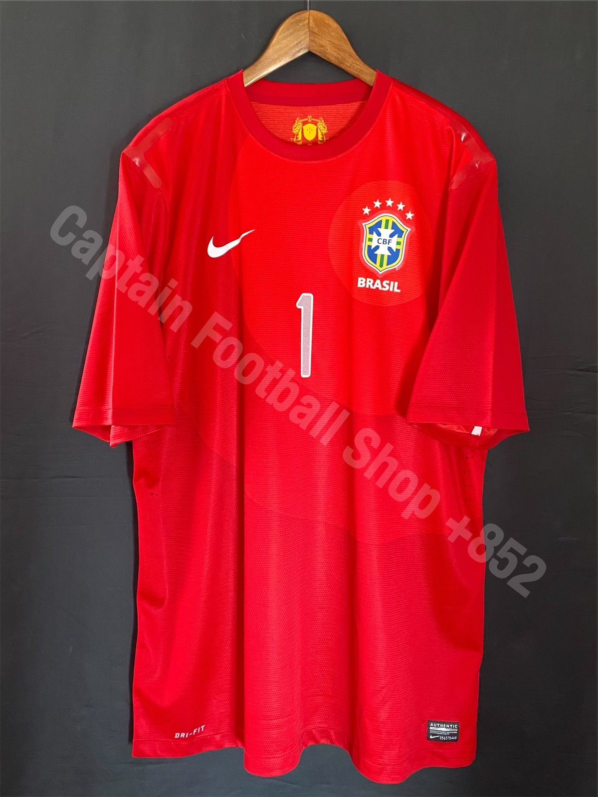 (更衣室版) 巴西 2012 Nike 龍門更衣室球員版球衣 #1