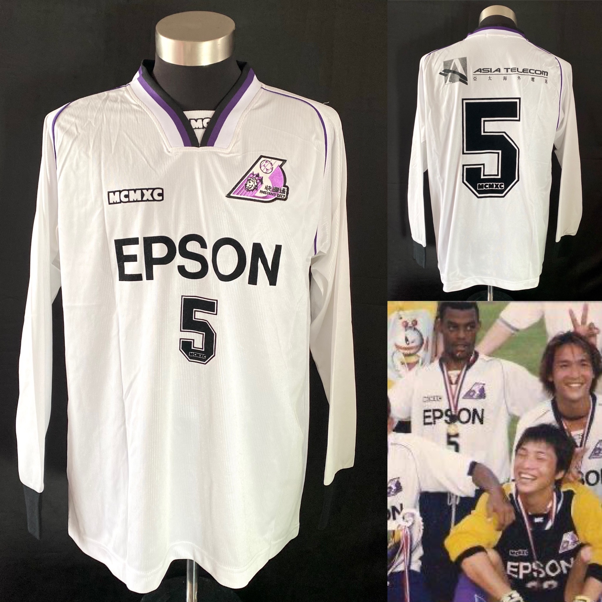 Instant Dict 2001 MCMXC match worn shirt #5