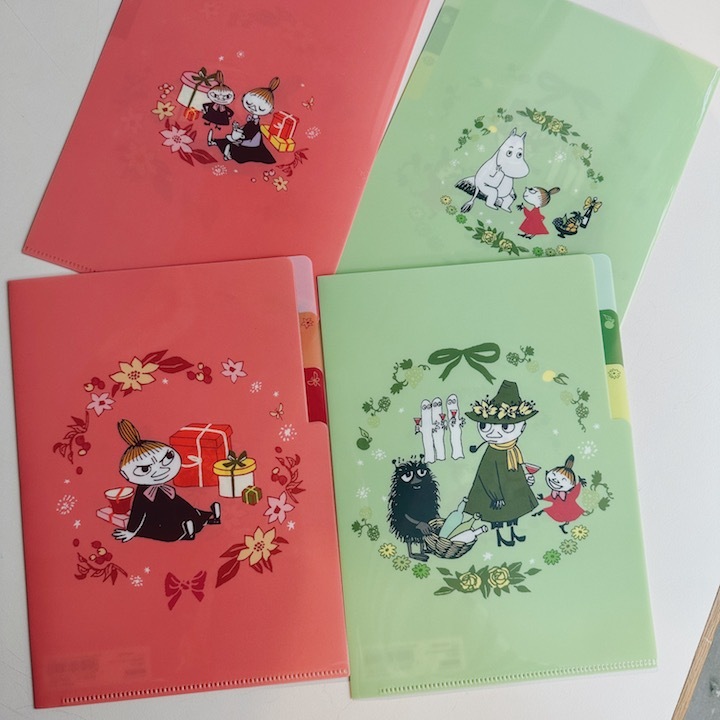 Moomin A5尺寸 三層資料夾