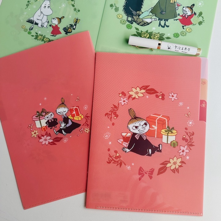 Moomin A5尺寸 三層資料夾