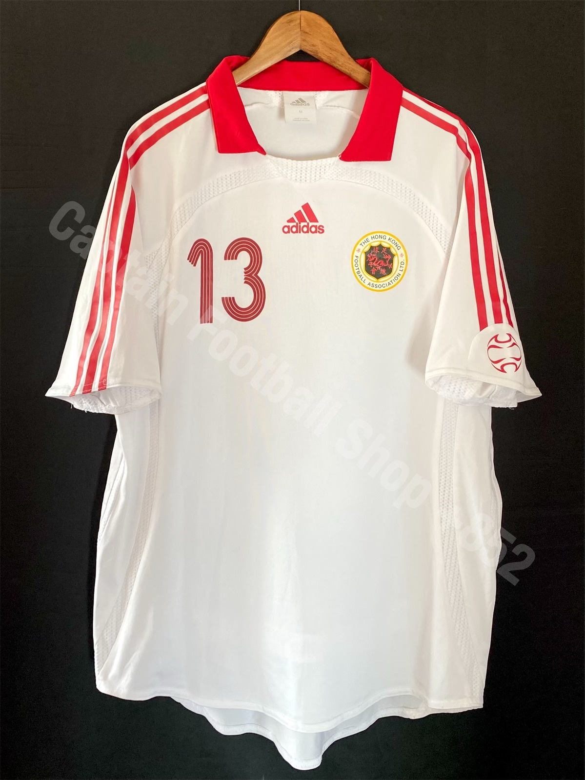 Hong Kong Football Team 2007 Adidas Away match worn shirt #13