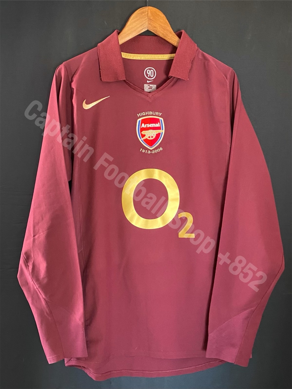 Arsenal 2005-2006 Highbury Nike L/S Home shirt