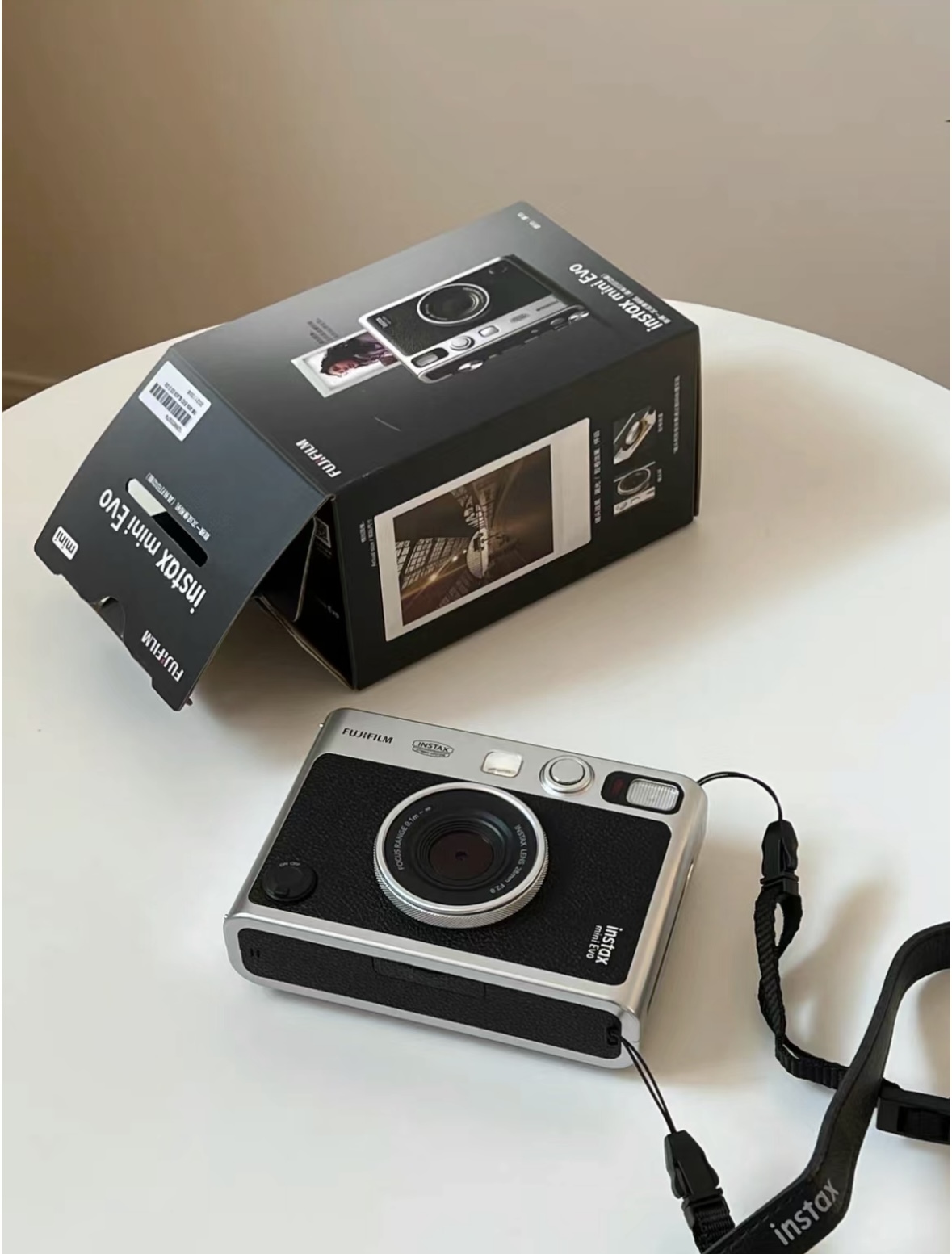 FUJIFILM 富士 instax mini Evo 拍立得 底片相機 底片 相機 黑色 棕色/預購