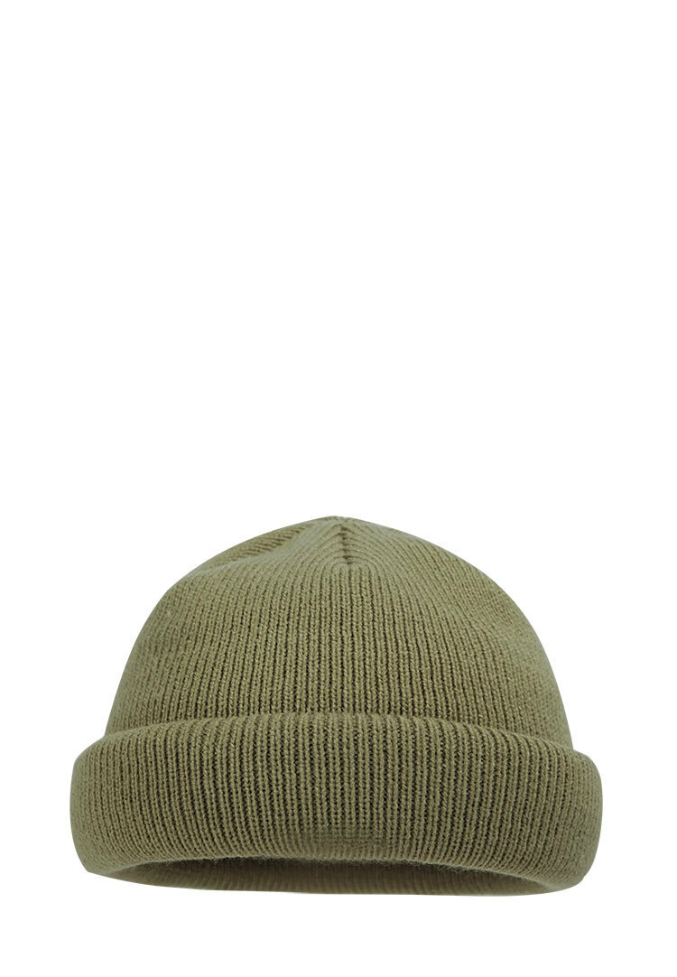 秋冬百搭針織短毛帽