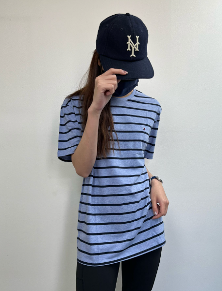 【現貨】TOMMY HILFIGER F022853 男裝短袖間條TEE