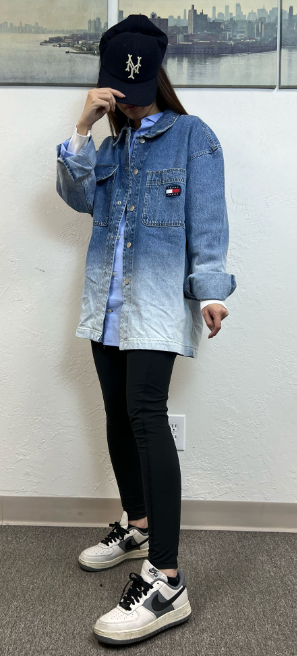 【現貨】Tommy Hilfiger L1213015 漸變色牛仔恤衫