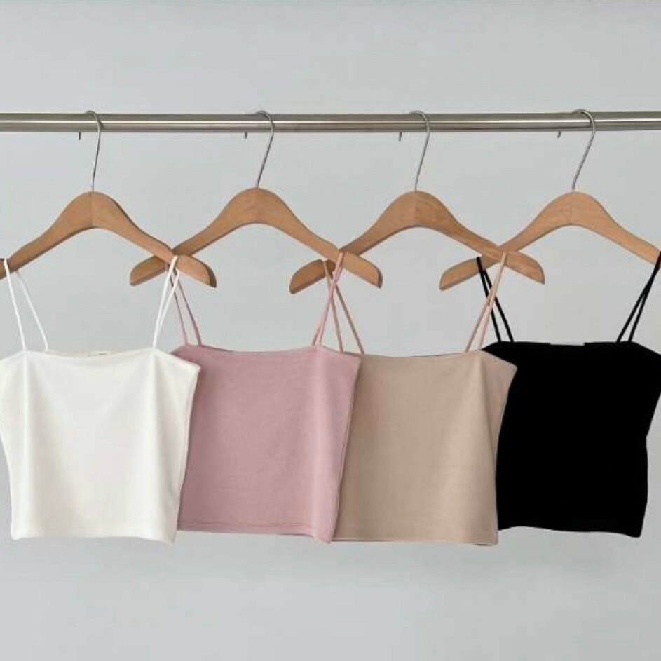 細肩帶平口背心