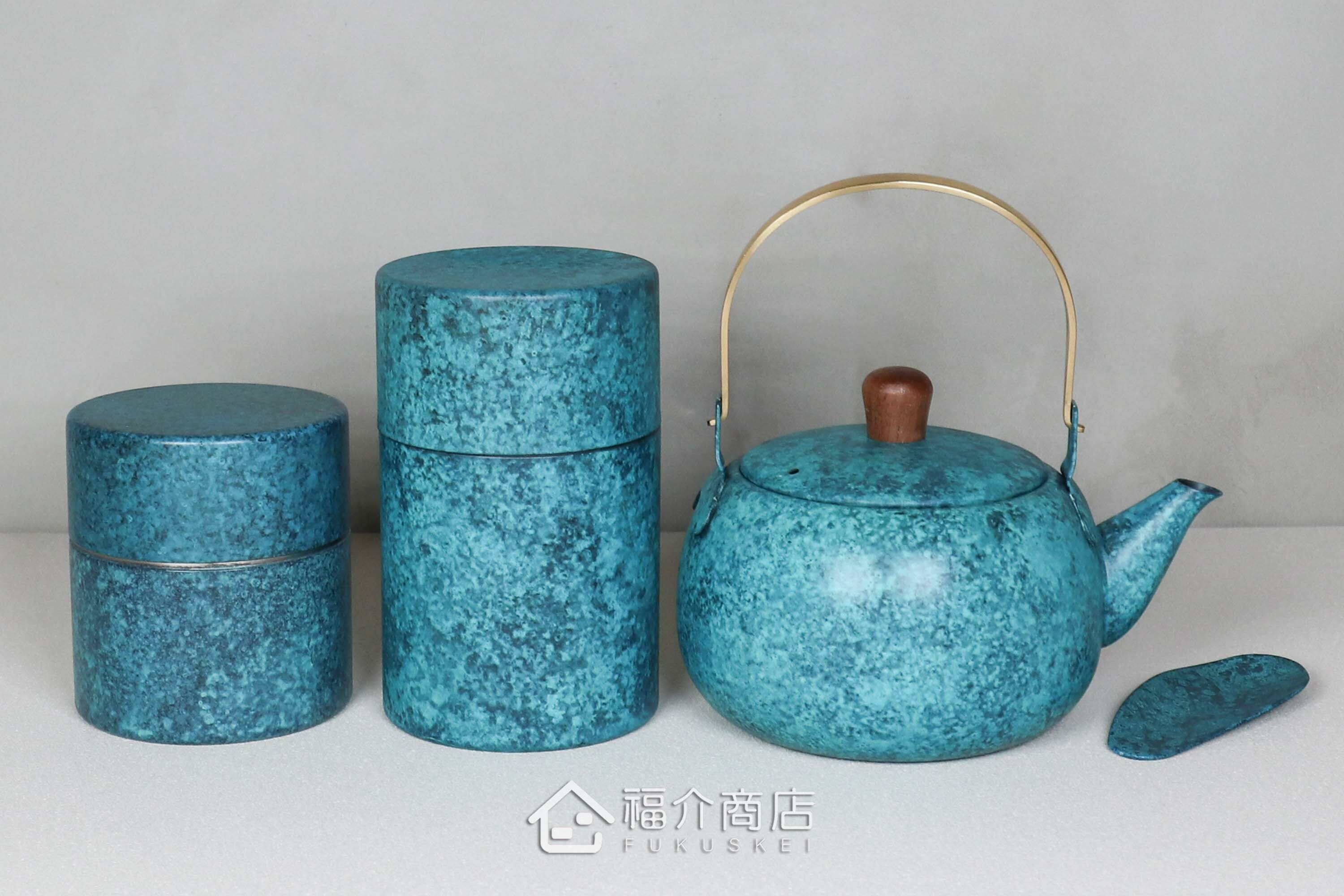 用於把茶罐中的茶葉量取出來的銅製茶則