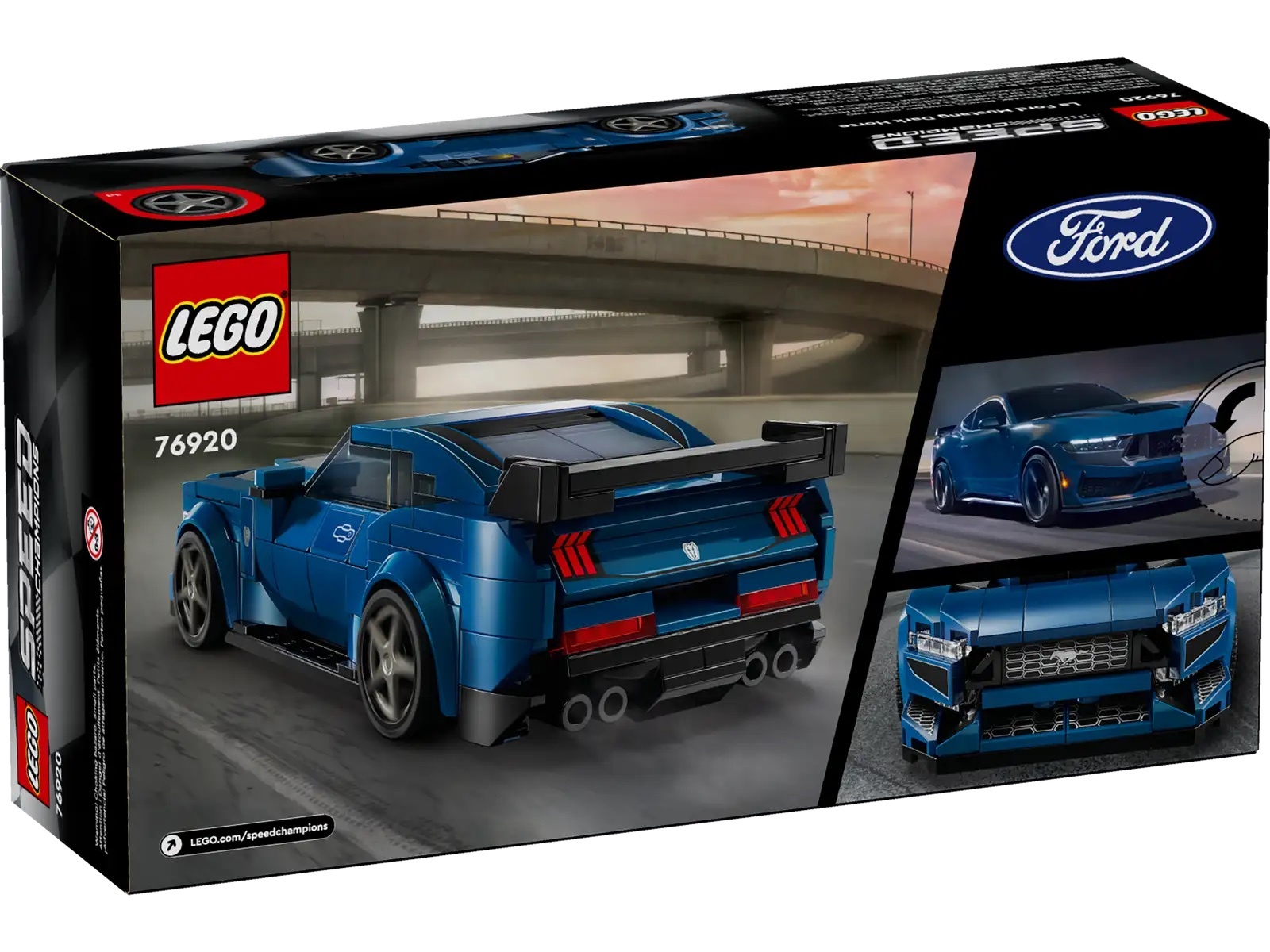 [飛米樂高積木專賣店] LEGO 76920 Speed系列 福特野馬 黑馬 Sports Car