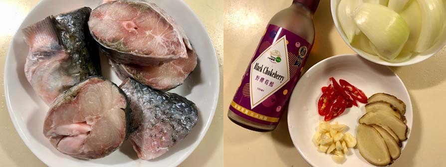 天時莓果-洋蔥燒烏魚-步驟1.2