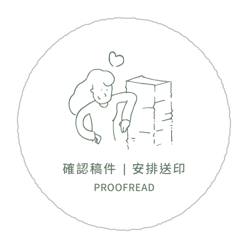 確認稿件｜安排送印