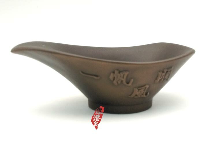 鹿港窯禮品館│紫砂陶-意象茶具組【一帆風順-一壺二杯】禮盒