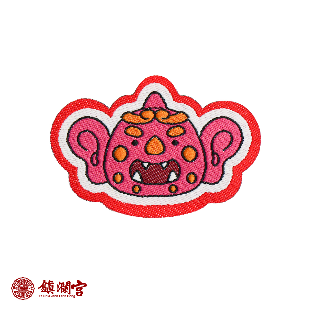 徽章刺繡熨燙貼布-Q版順風耳【鎮瀾宮】