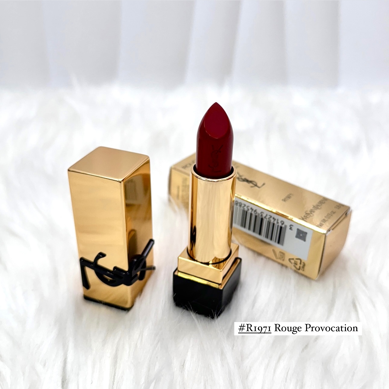 YSL BEAUTY  奢華緞面唇膏 方金管 #R1971