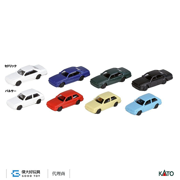 KATO 23-520 乘用車組合2 (90年代日產車) (8入)