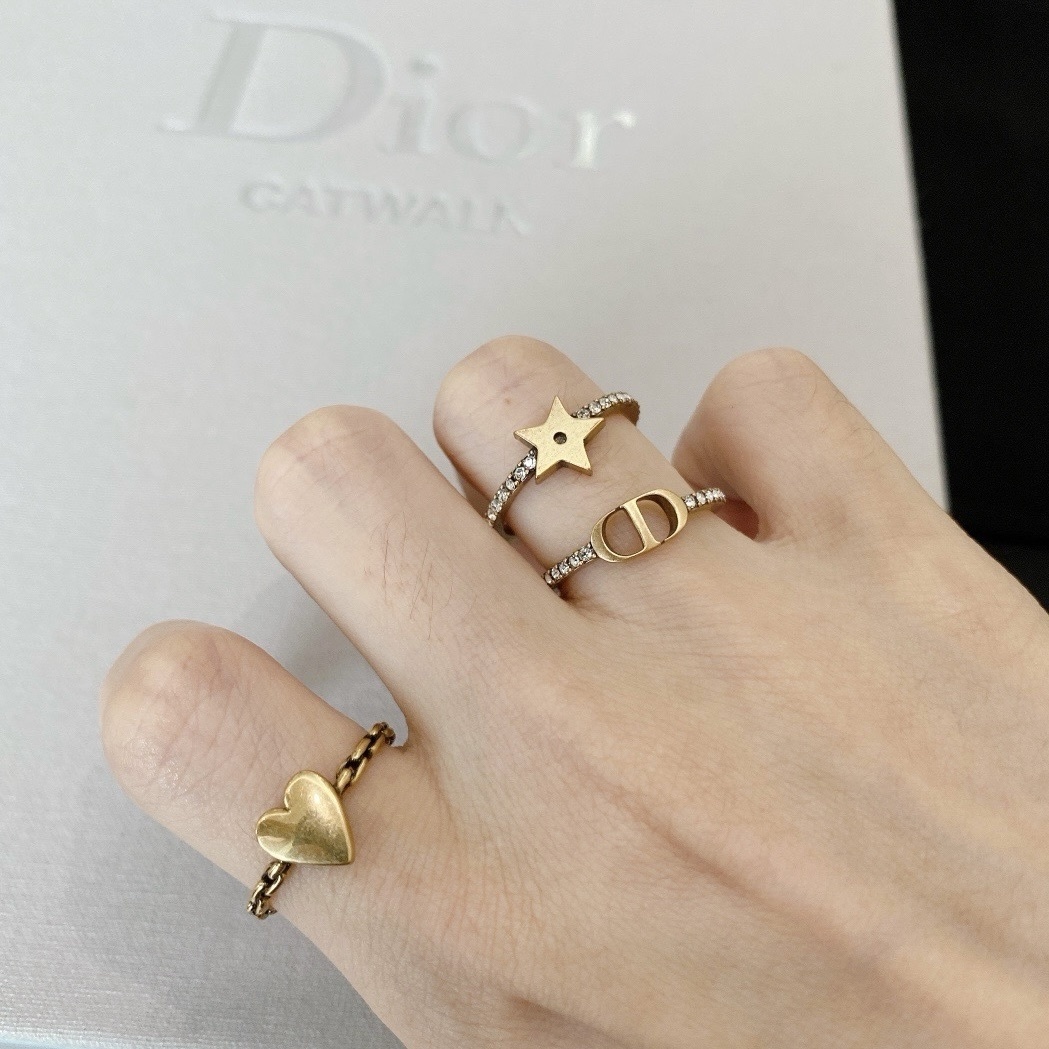 經典CD星心logo 三件組定製戒