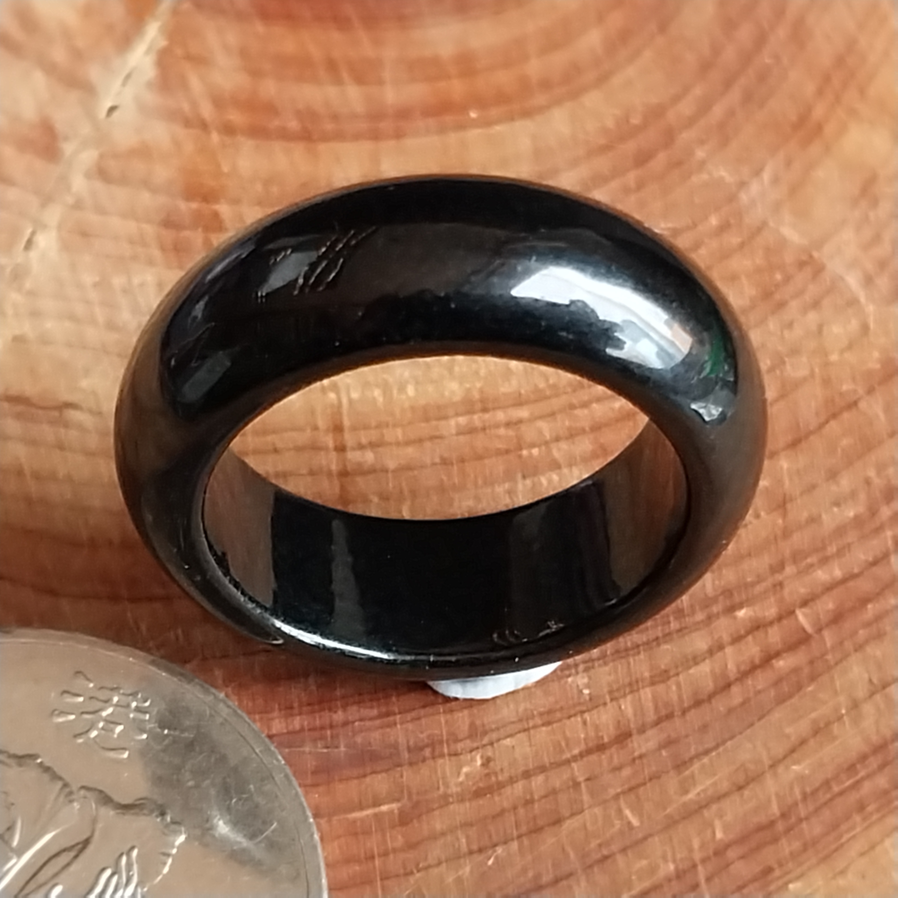 J2319 墨翠指環 (內徑 18.3mm)