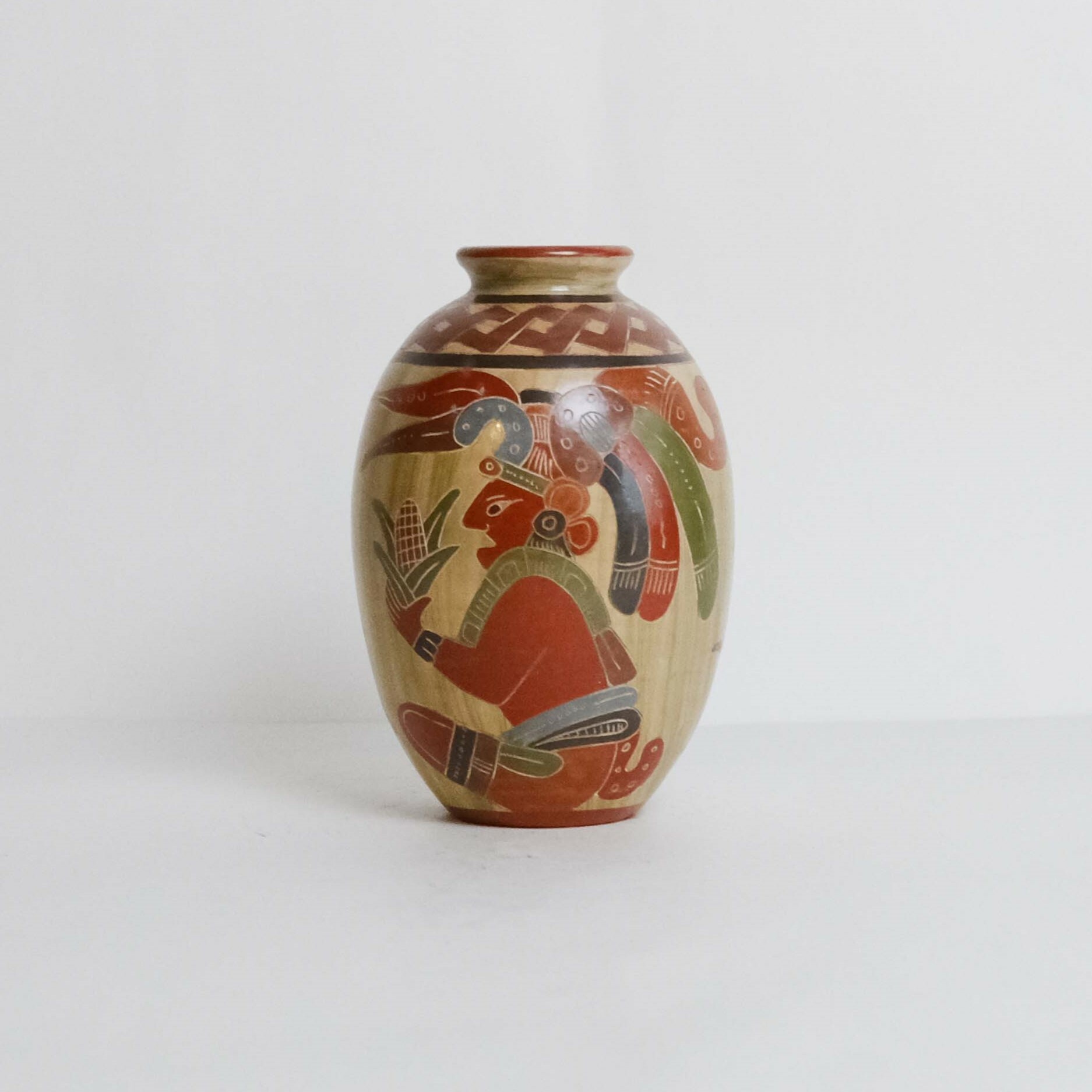 陶器｜陶瓶 - 玉米神｜尼加拉瓜