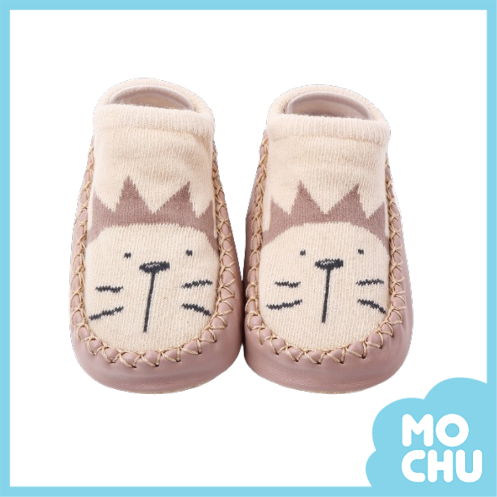 萌萌獅子防滑學步連襪鞋