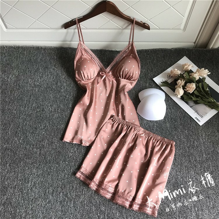 褲裝-冰絲點點居家服