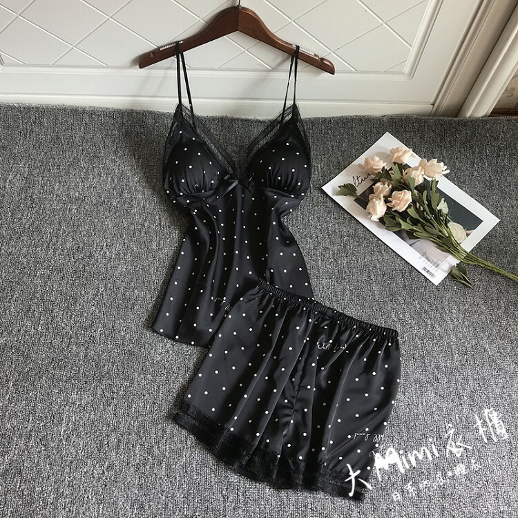 褲裝-冰絲點點居家服