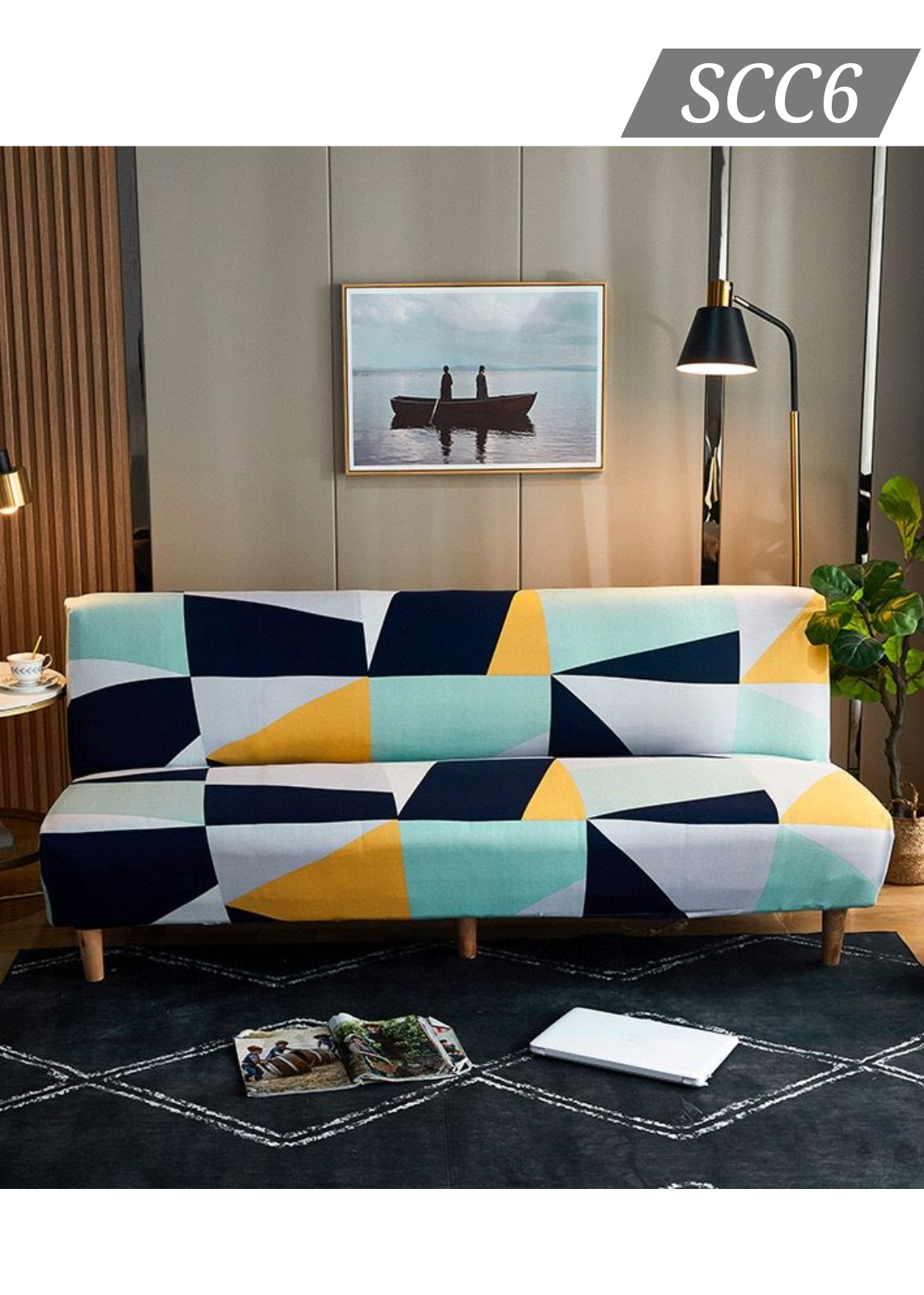 彈力無扶手梳化套 SCC6