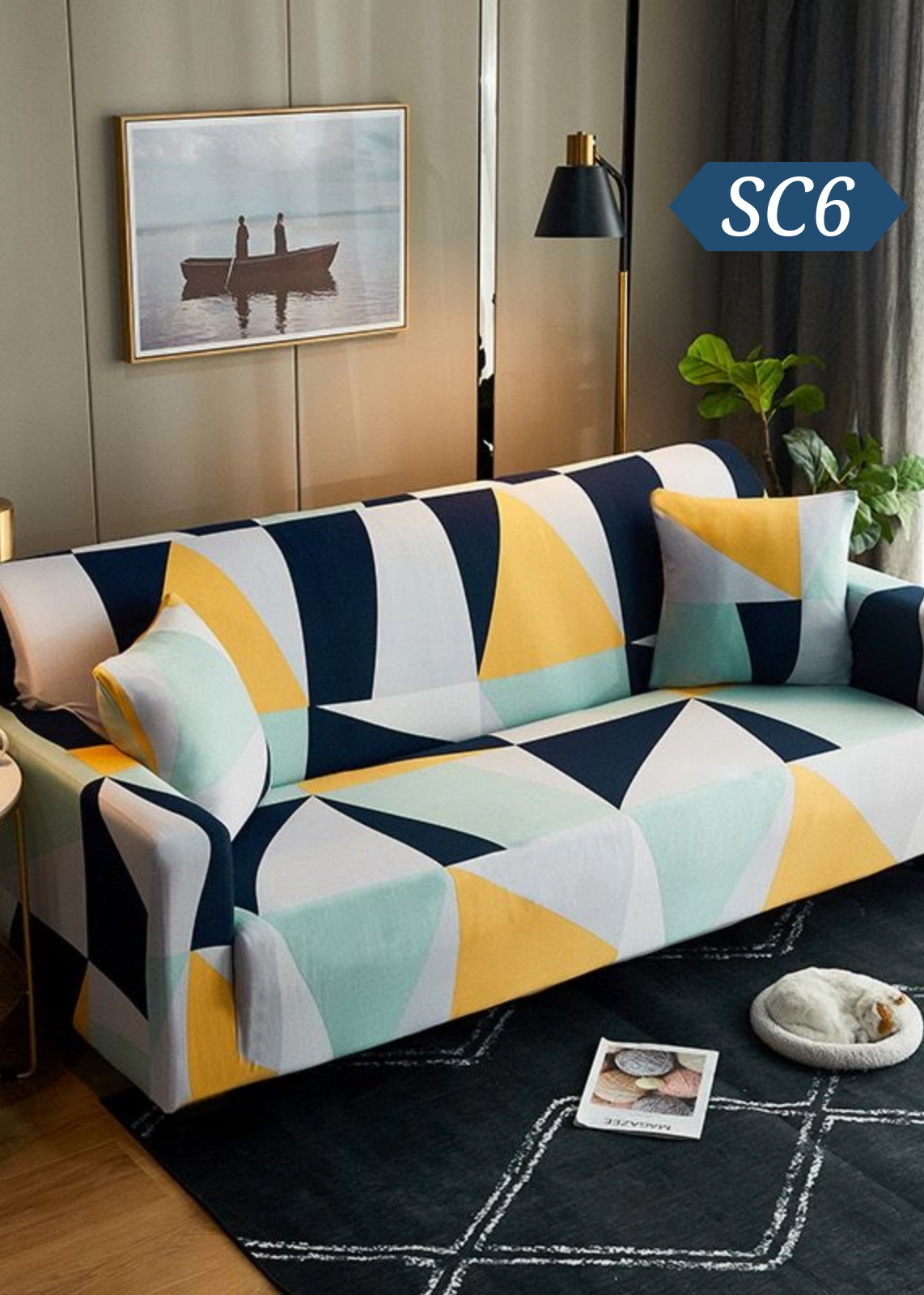 彈力全包梳化套 SC6