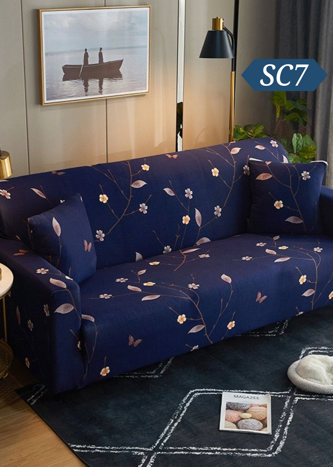 彈力全包梳化套 SC7